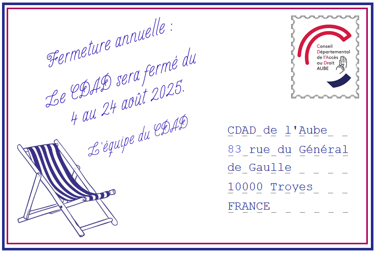 Fermeture du CDAD